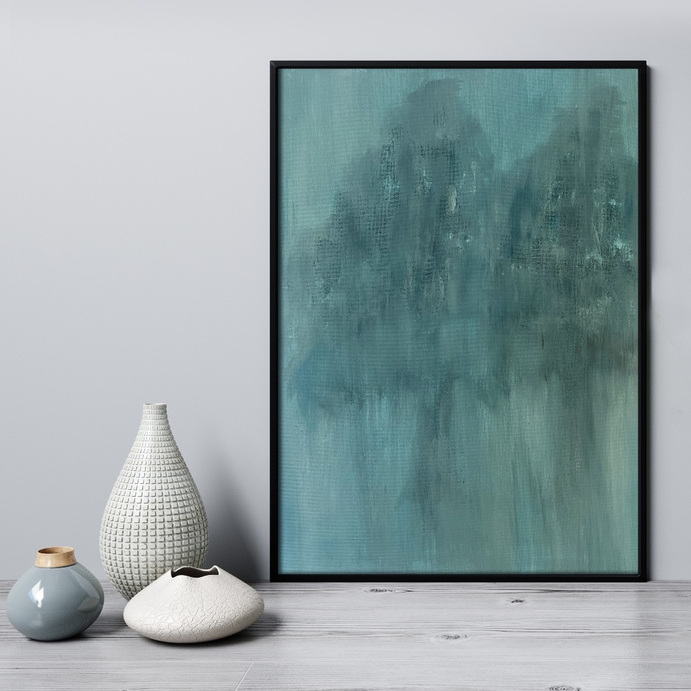 Illusion of Trees Abstract Acrylic Painting | Original Artwork 16x20
